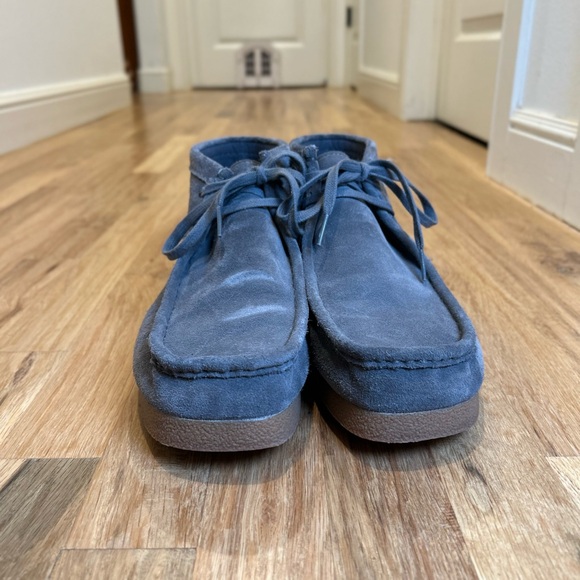 Clarks Wallabee EVO Chukka Grey Boot - Picture 1 of 6